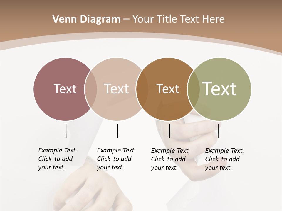 Sheet Background Hands PowerPoint Template