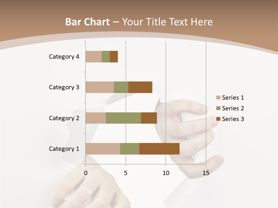 Sheet Background Hands PowerPoint Template