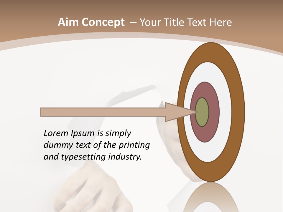 Sheet Background Hands PowerPoint Template