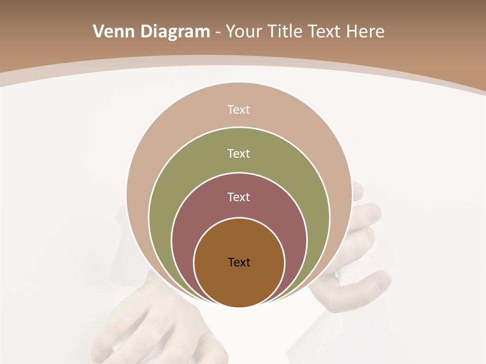 Sheet Background Hands PowerPoint Template