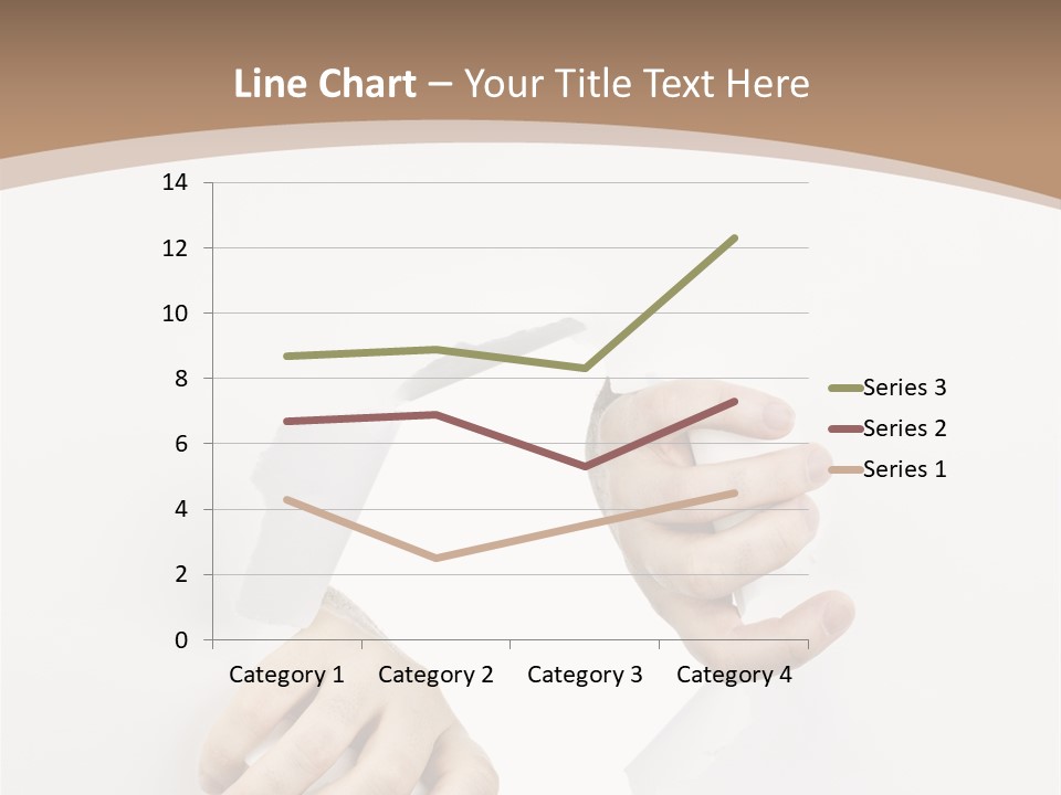 Sheet Background Hands PowerPoint Template