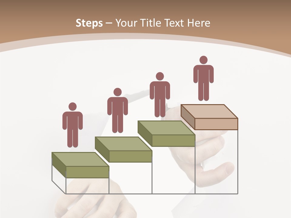 Sheet Background Hands PowerPoint Template