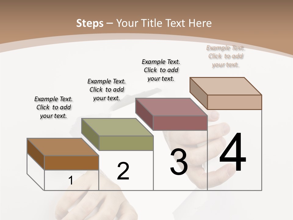 Sheet Background Hands PowerPoint Template