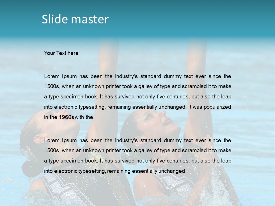 Action Fan Hands PowerPoint Template