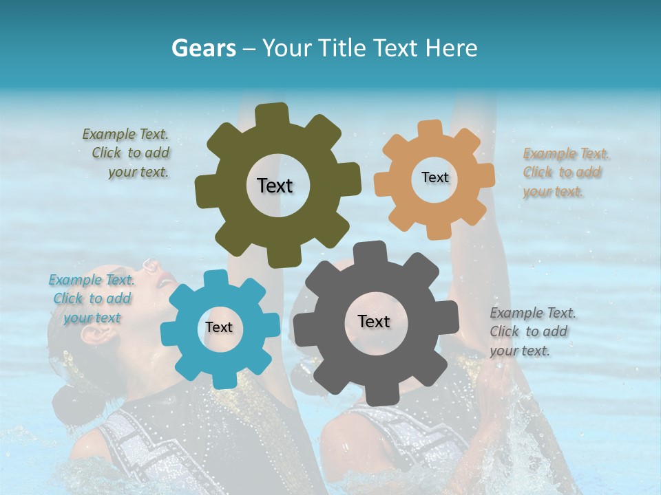 Action Fan Hands PowerPoint Template