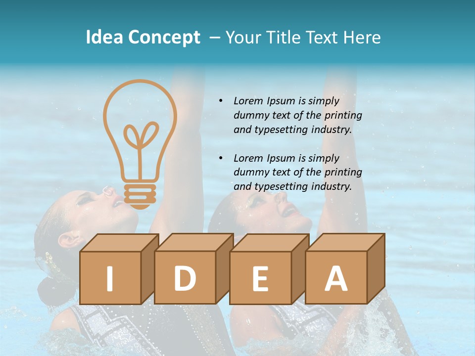 Action Fan Hands PowerPoint Template