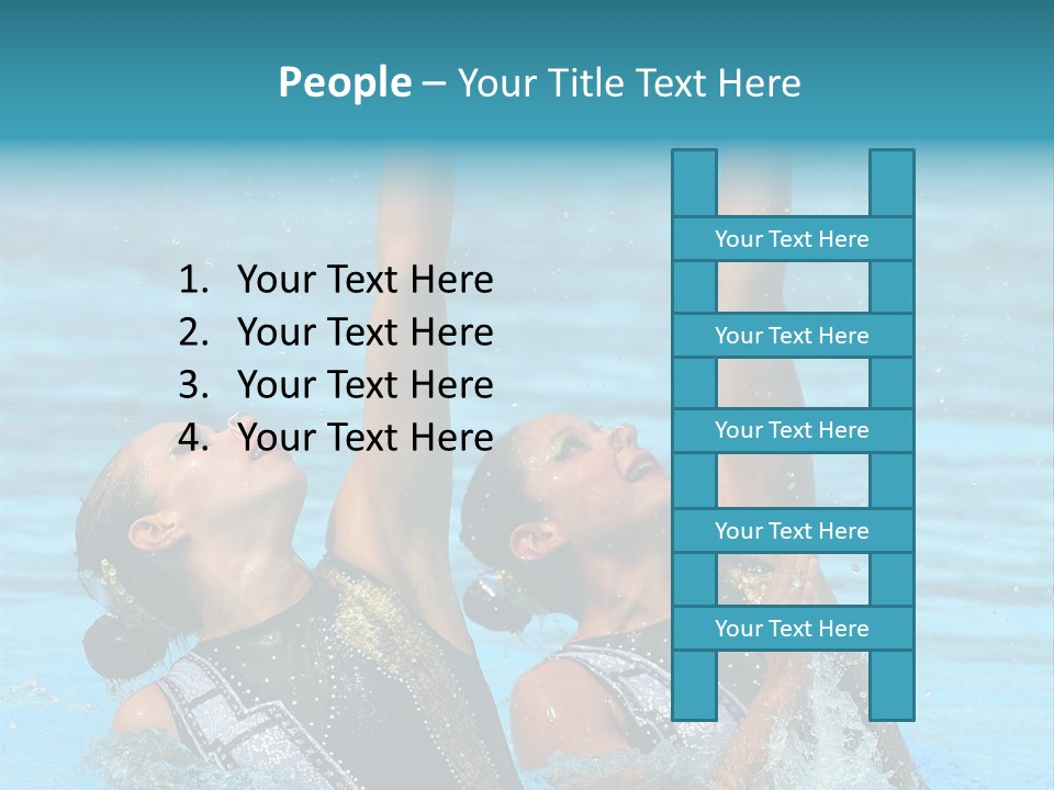 Action Fan Hands PowerPoint Template