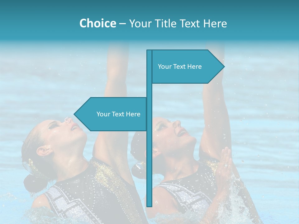 Action Fan Hands PowerPoint Template