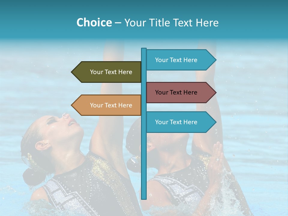 Action Fan Hands PowerPoint Template