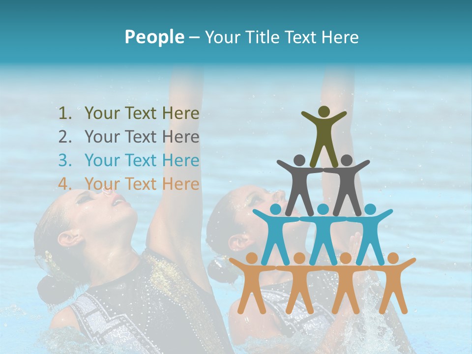 Action Fan Hands PowerPoint Template