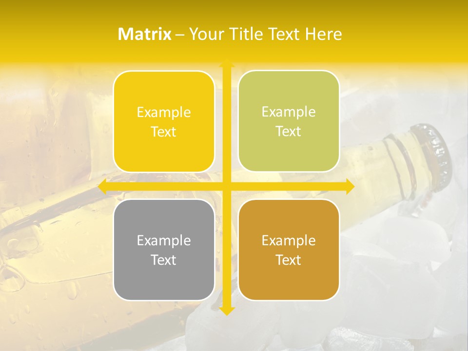 Gold Wheat Cool PowerPoint Template