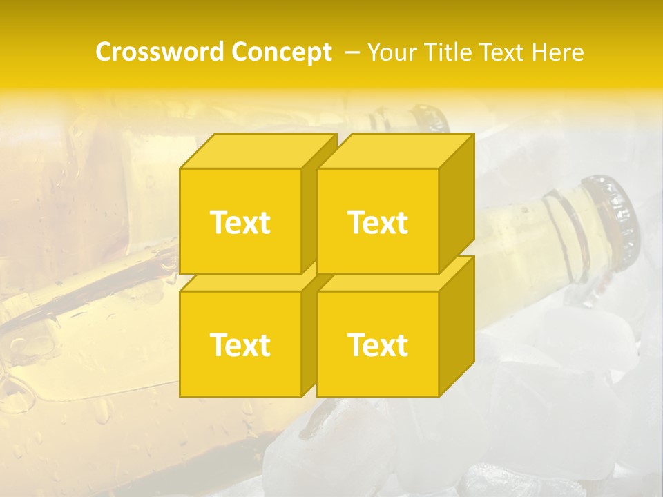 Gold Wheat Cool PowerPoint Template