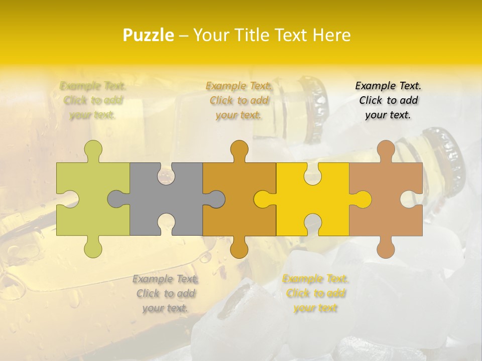 Gold Wheat Cool PowerPoint Template