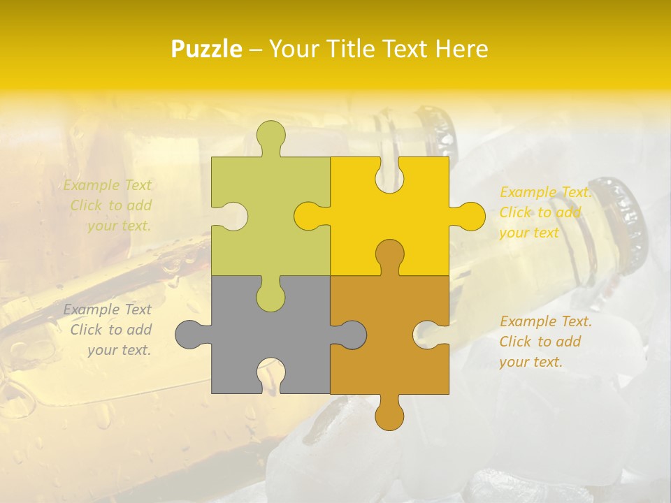 Gold Wheat Cool PowerPoint Template