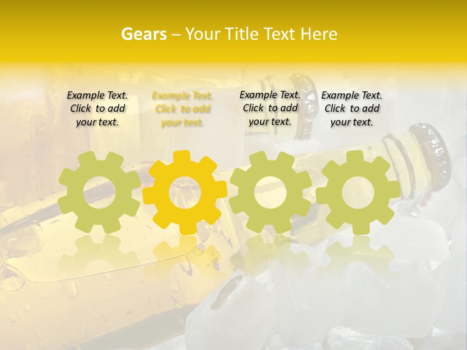 Gold Wheat Cool PowerPoint Template