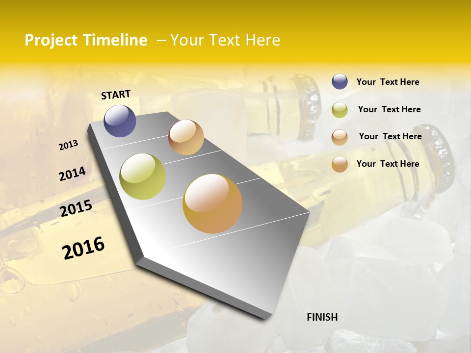 Gold Wheat Cool PowerPoint Template
