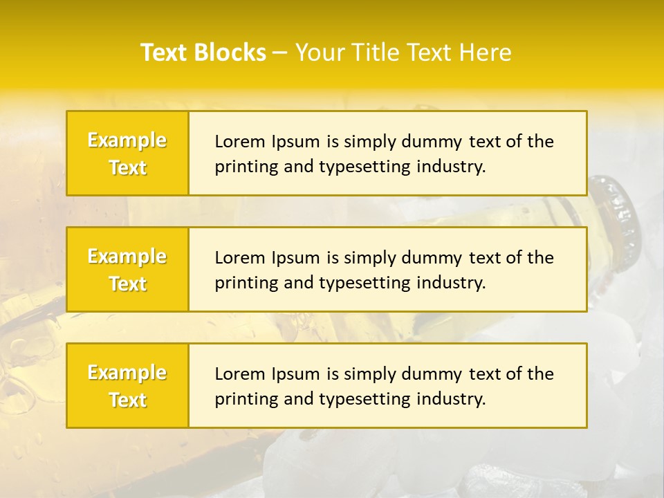 Gold Wheat Cool PowerPoint Template