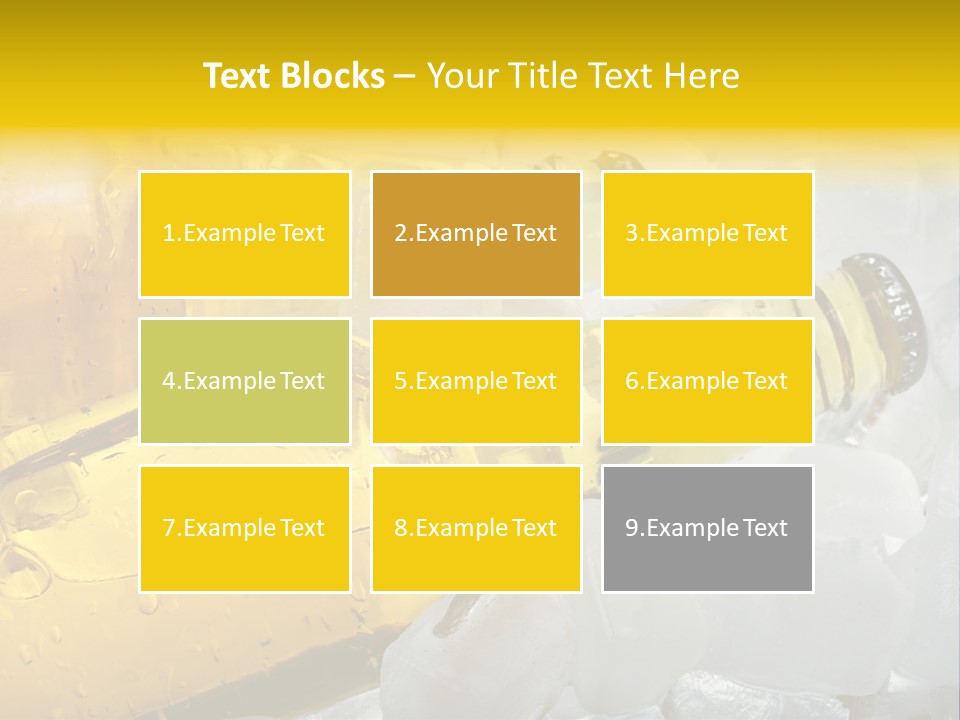 Gold Wheat Cool PowerPoint Template