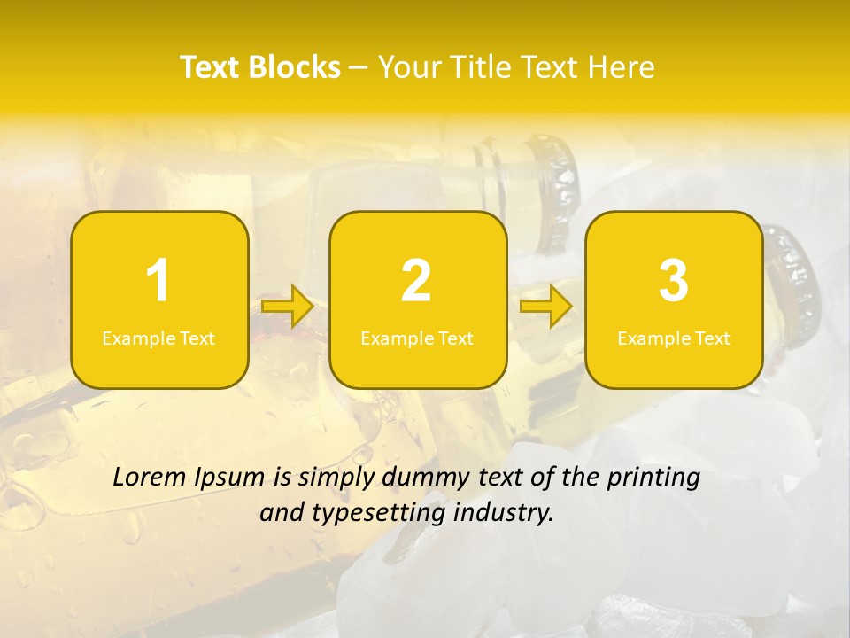 Gold Wheat Cool PowerPoint Template