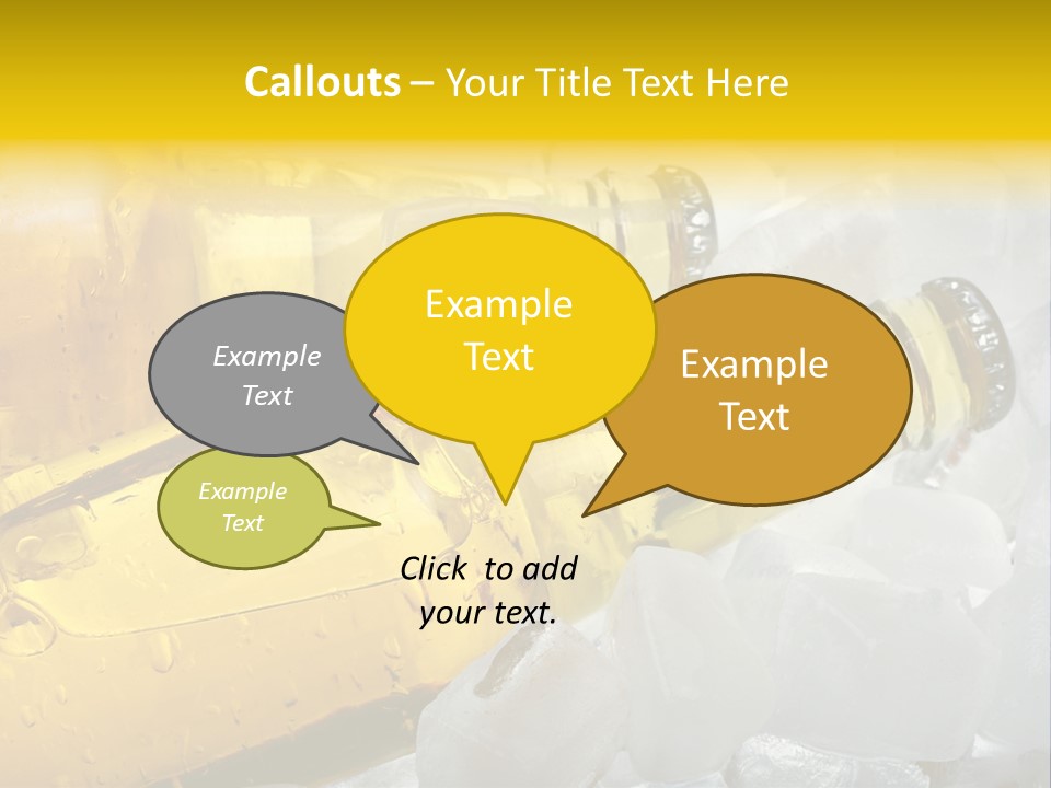 Gold Wheat Cool PowerPoint Template