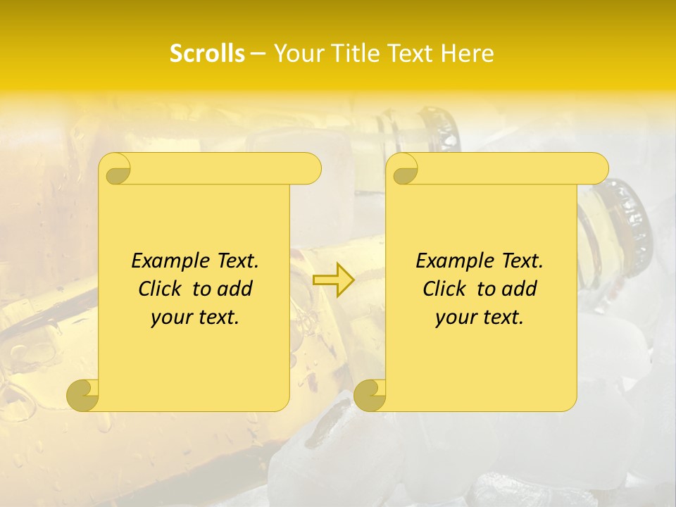 Gold Wheat Cool PowerPoint Template