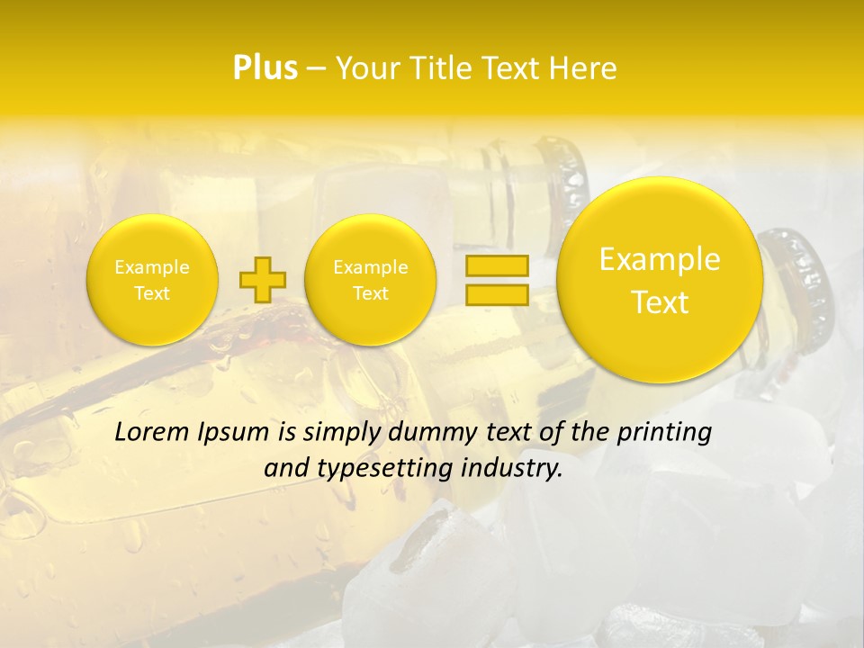 Gold Wheat Cool PowerPoint Template