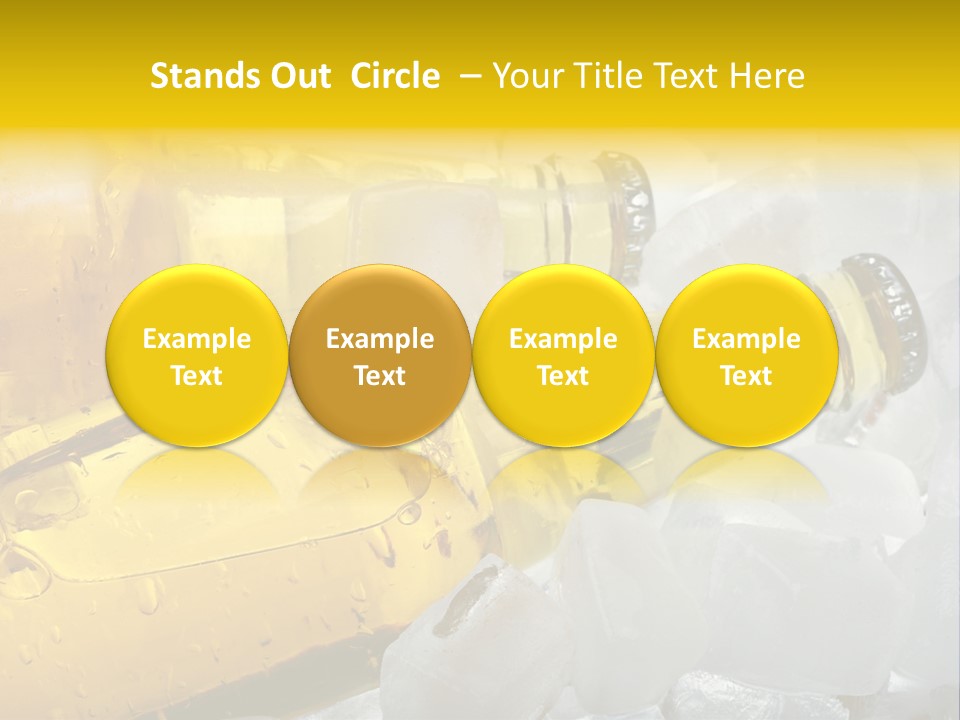 Gold Wheat Cool PowerPoint Template