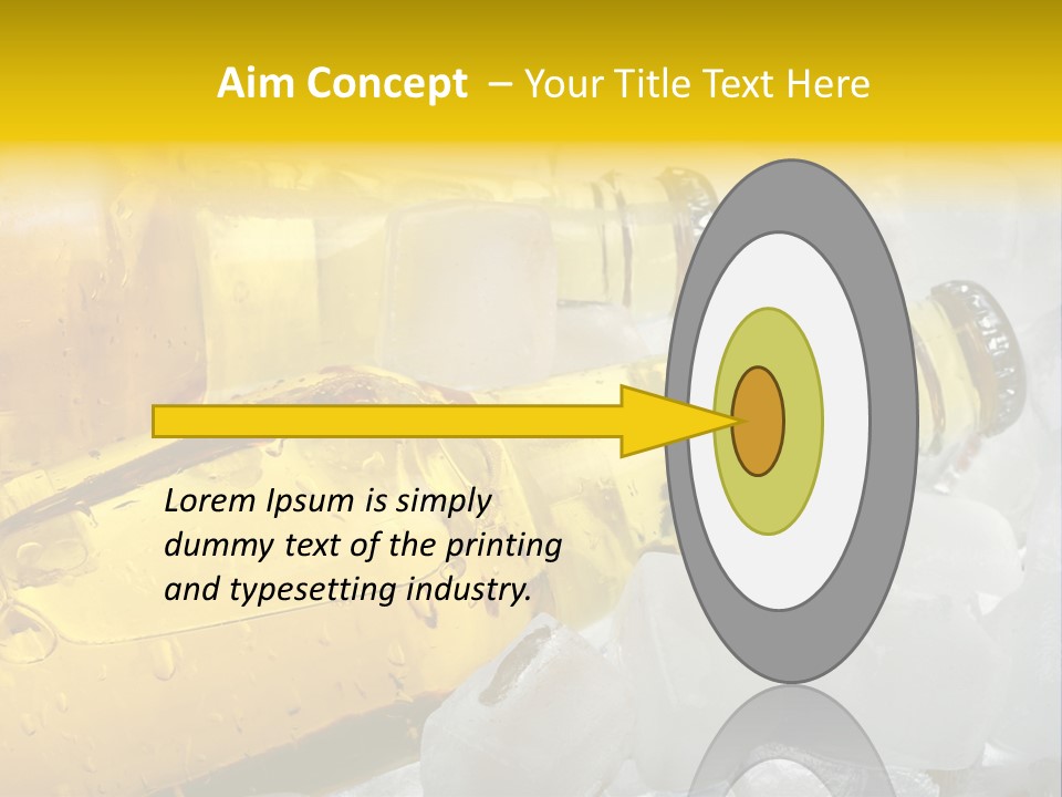 Gold Wheat Cool PowerPoint Template