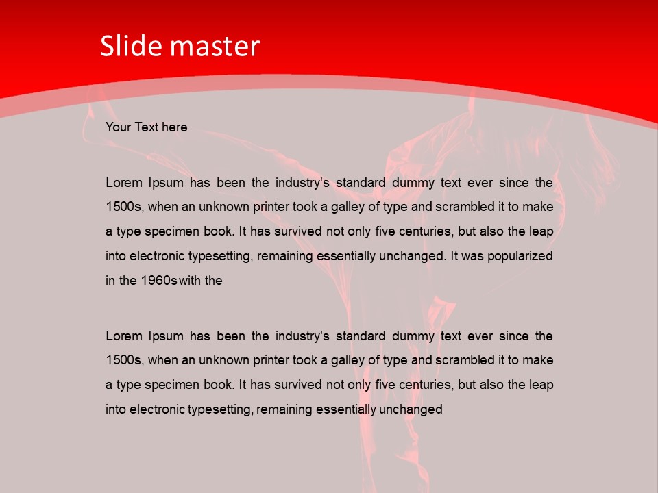 Lifestyle Kick Colour PowerPoint Template