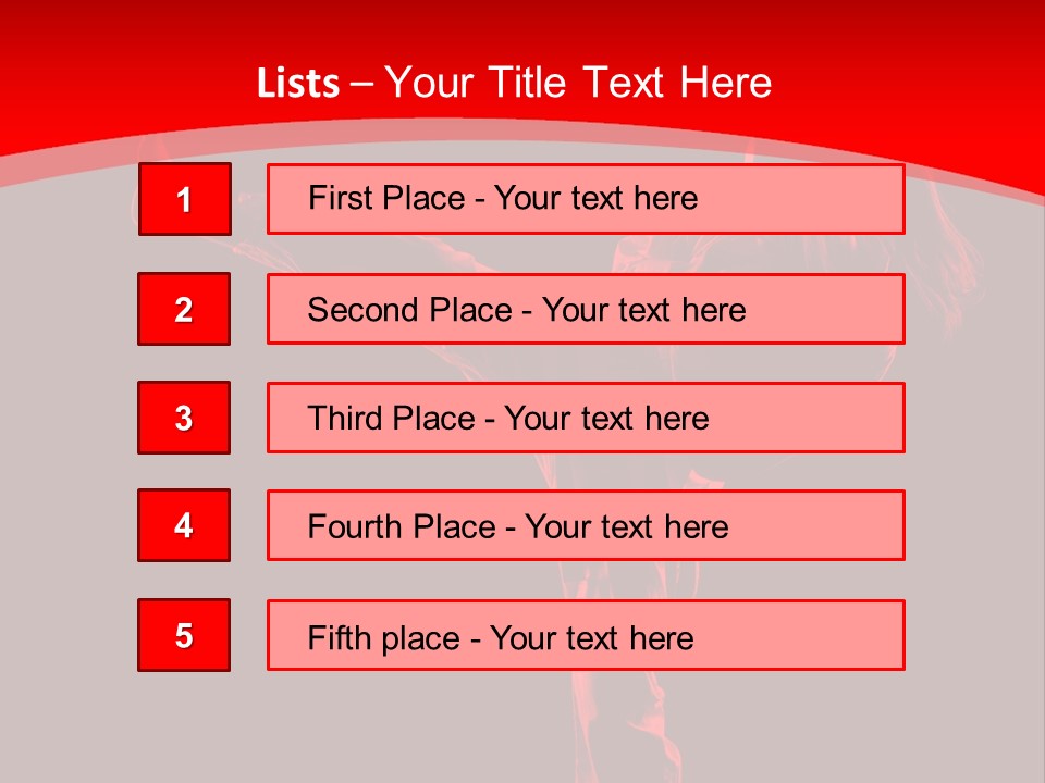 Lifestyle Kick Colour PowerPoint Template