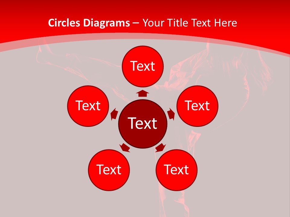 Lifestyle Kick Colour PowerPoint Template