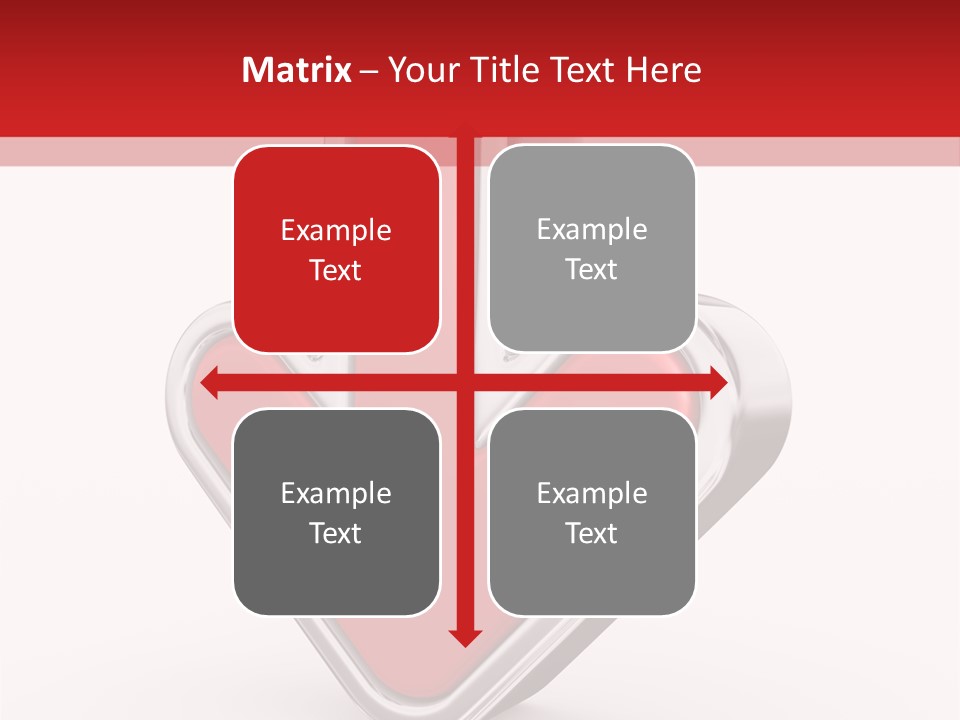 Circle Downward Glo Y PowerPoint Template