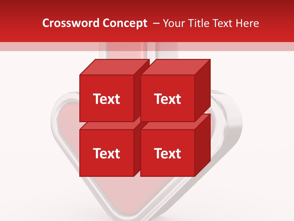 Circle Downward Glo Y PowerPoint Template