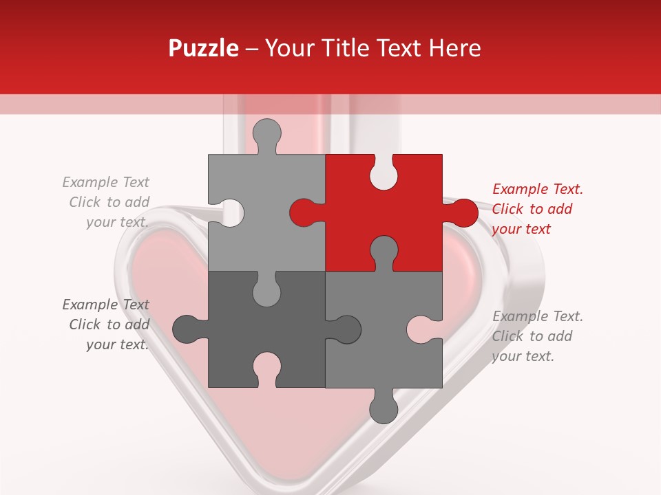 Circle Downward Glo Y PowerPoint Template