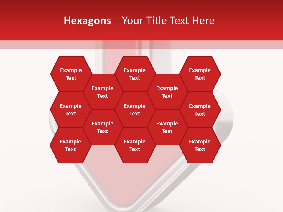 Circle Downward Glo Y PowerPoint Template