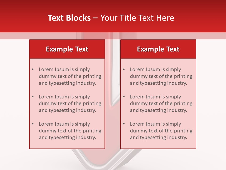 Circle Downward Glo Y PowerPoint Template