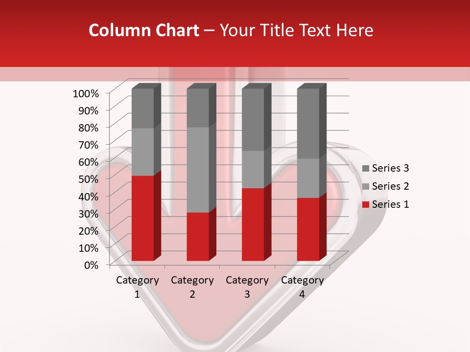 Circle Downward Glo Y PowerPoint Template