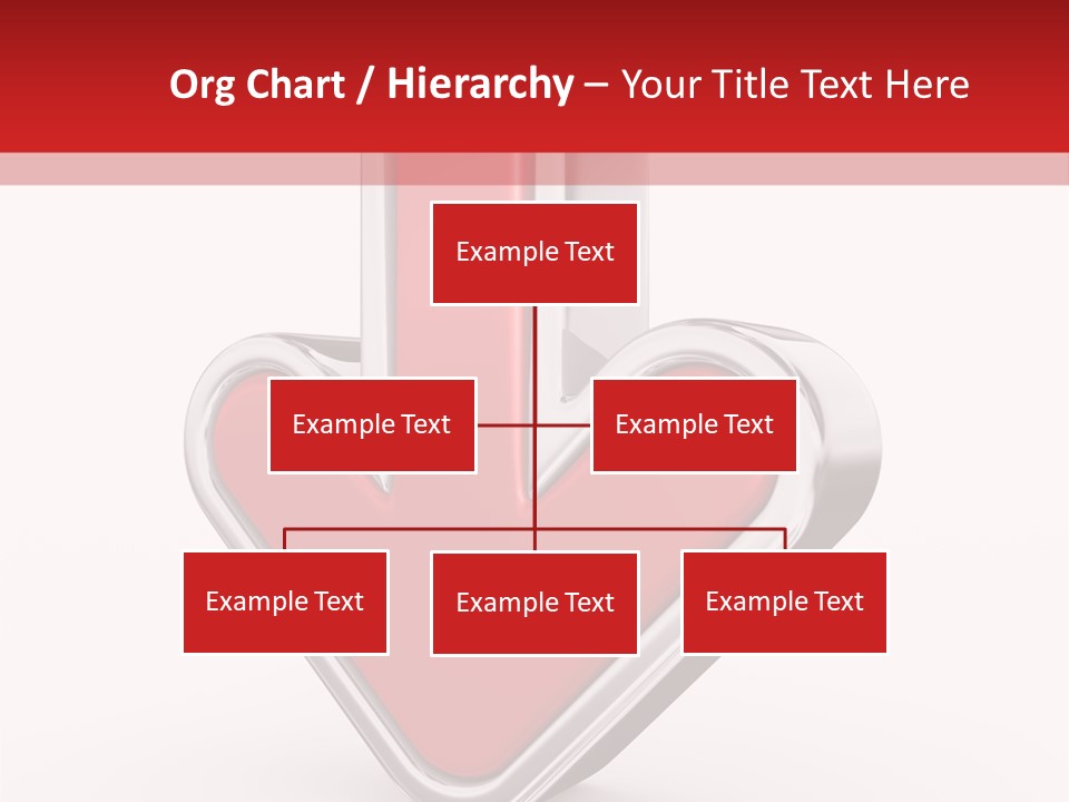 Circle Downward Glo Y PowerPoint Template