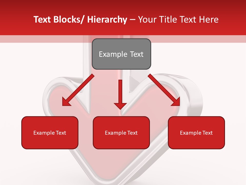 Circle Downward Glo Y PowerPoint Template