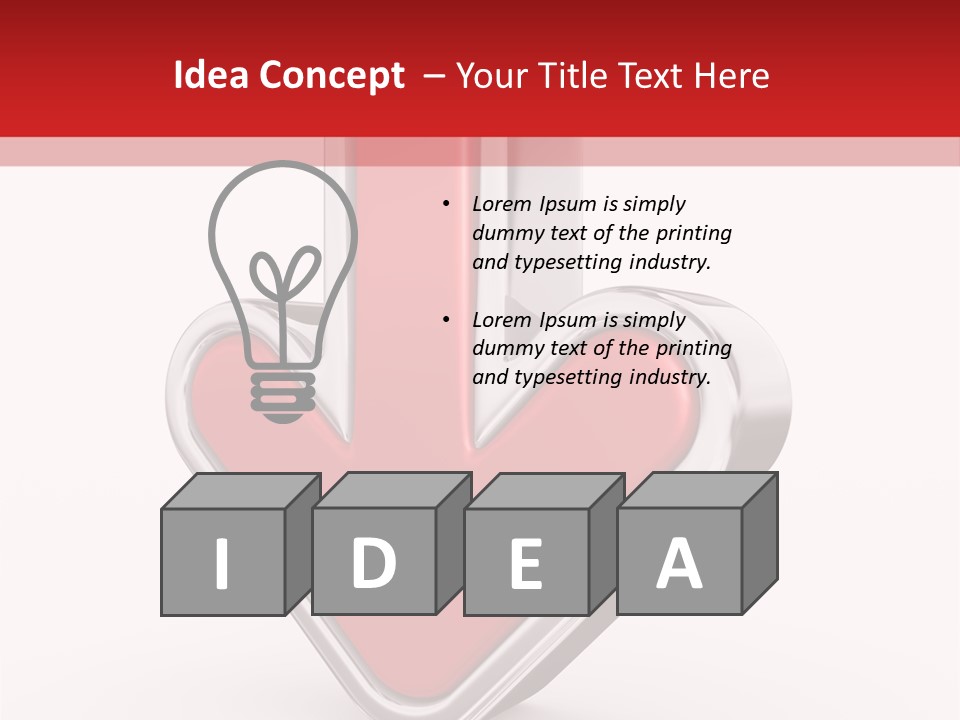 Circle Downward Glo Y PowerPoint Template
