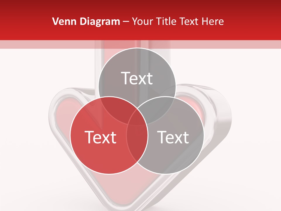 Circle Downward Glo Y PowerPoint Template