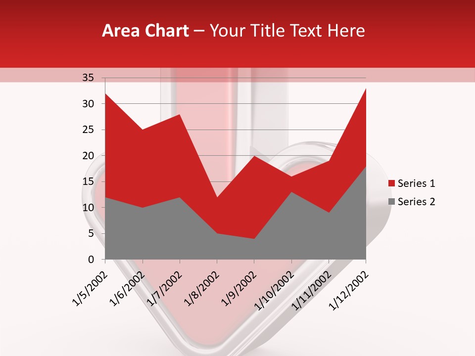 Circle Downward Glo Y PowerPoint Template