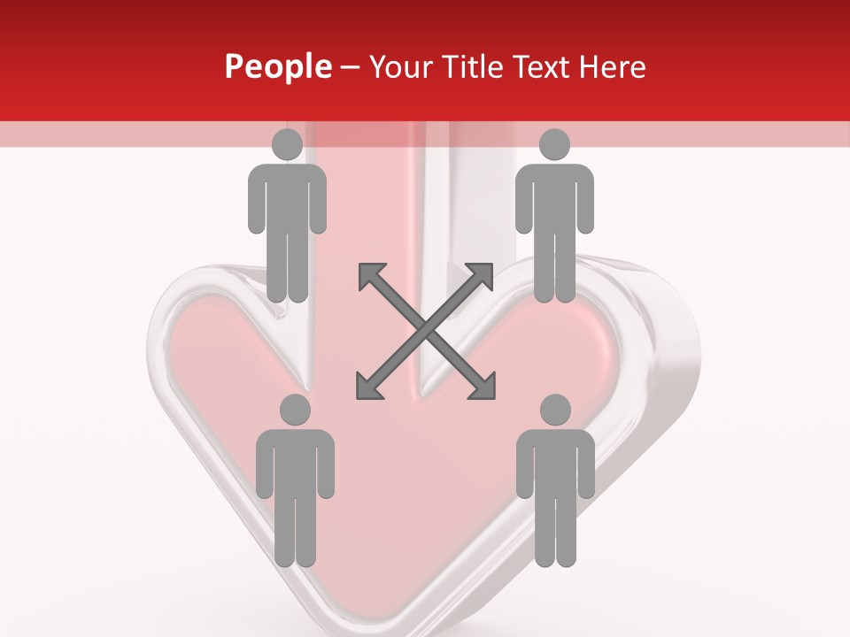 Circle Downward Glo Y PowerPoint Template