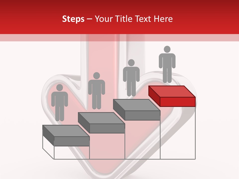 Circle Downward Glo Y PowerPoint Template
