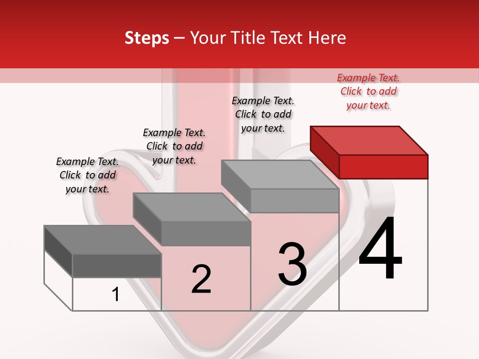 Circle Downward Glo Y PowerPoint Template