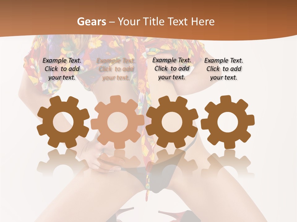 Healthy Style Caucasian PowerPoint Template