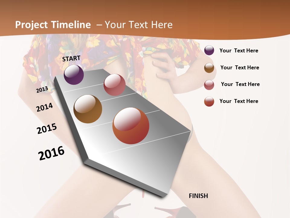 Healthy Style Caucasian PowerPoint Template