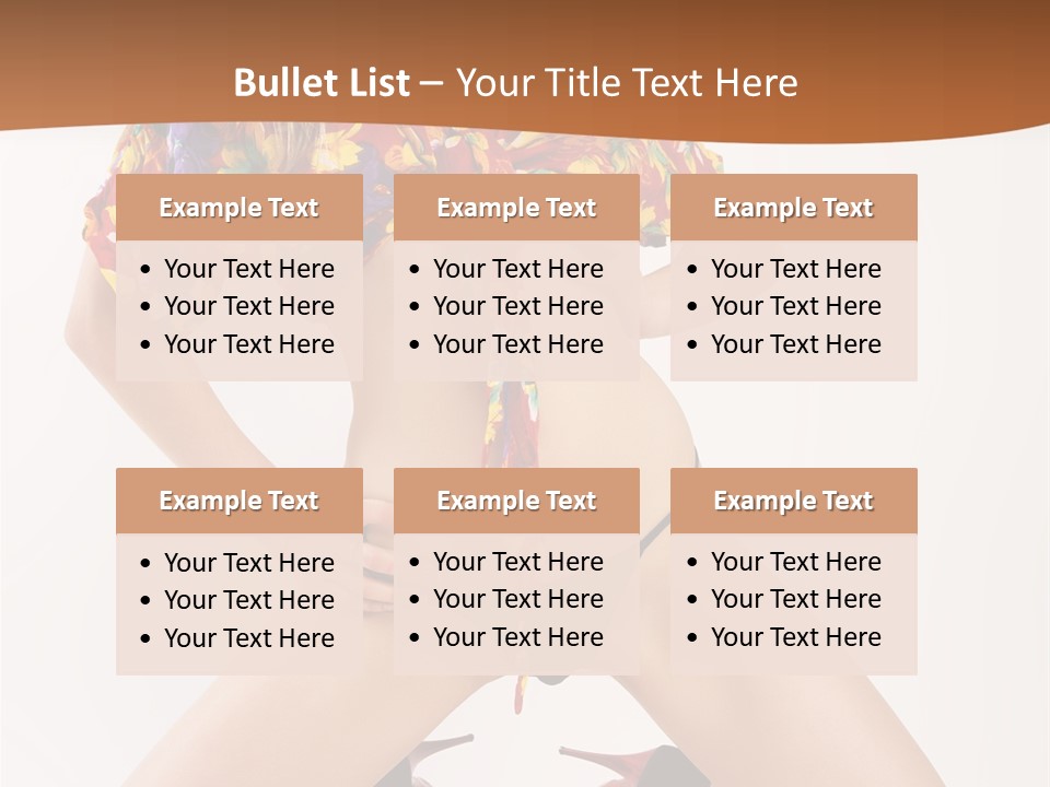 Healthy Style Caucasian PowerPoint Template