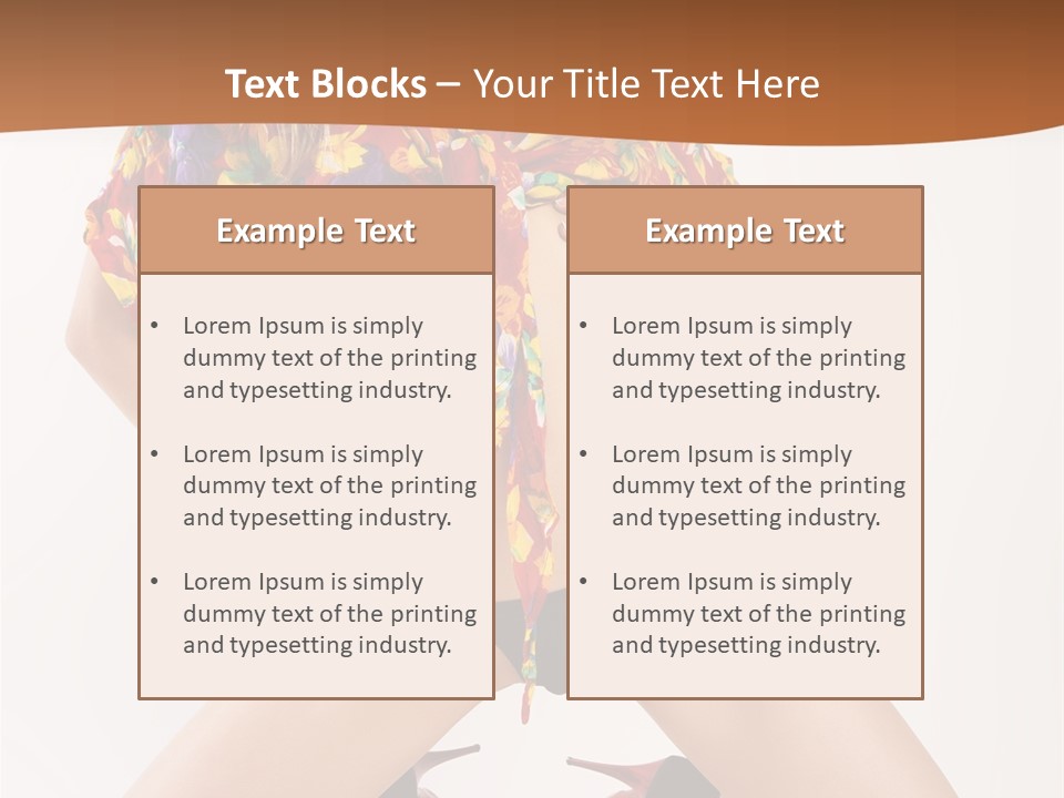 Healthy Style Caucasian PowerPoint Template