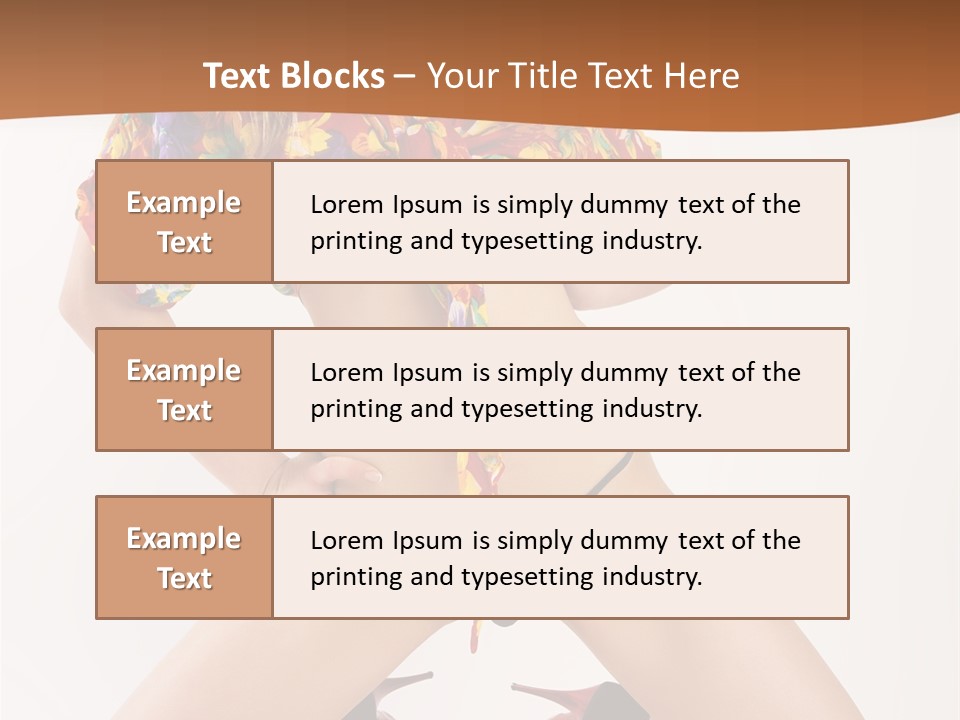 Healthy Style Caucasian PowerPoint Template